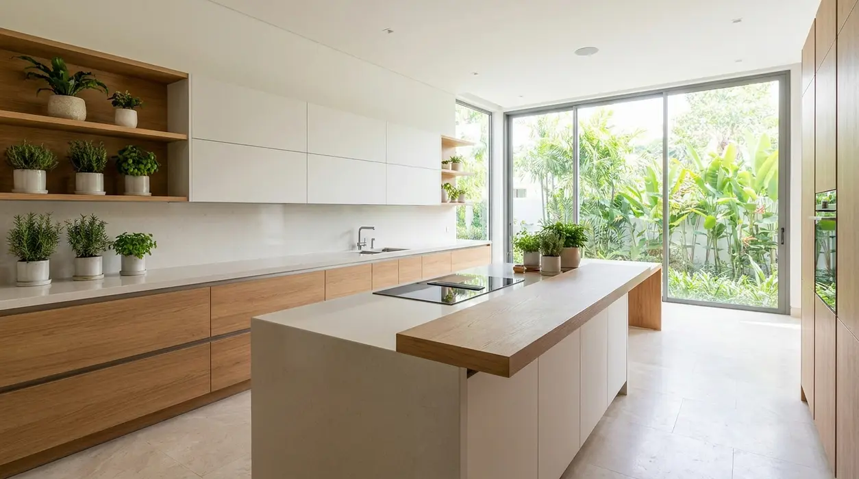 Modern Organic German Kitchen Design Bangkok - Featured Image